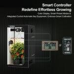 48"x24"x60" 1680D Mylar Grow Tent Kit with Smart Controller & Full Grow Equipment Set – Bild 3