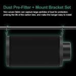 6*10Inch Hydroponic Air Carbon Filter Australian Charcoal Odor Scrubber Reversible Flange Included – Bild 5