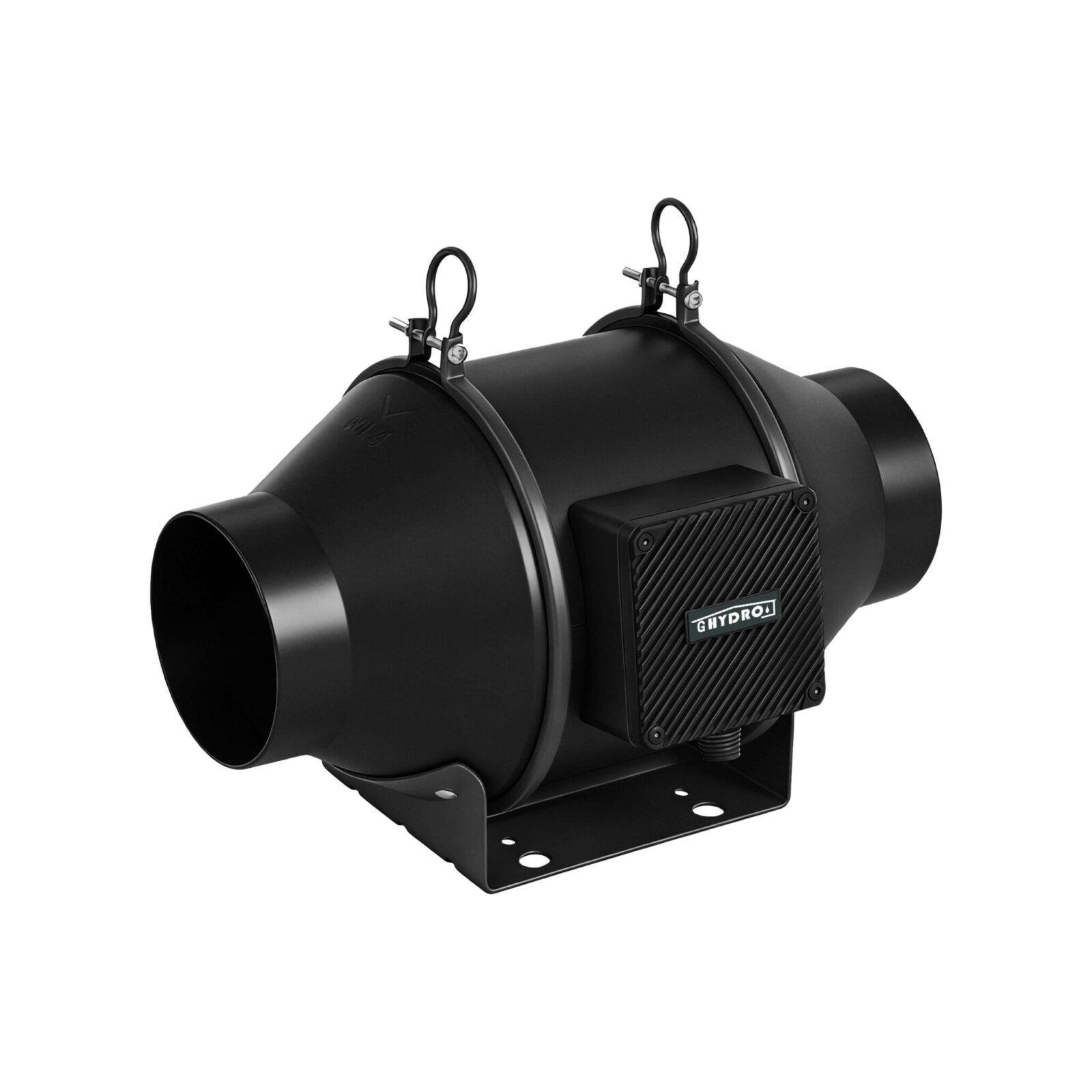 4-Zoll-Inline-Kanalventilator, 212 CFM, leiser EC-Motor, Lüftungs- und Abluftventilator für Zuchtzelte, Hydrokulturen und Indoor-Gärtnerei