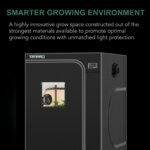 48''*48''*80'' (4×4) 1680D Indoor Grow Tent: Hydroponic, Climate Control, Optimal Growth – Bild 3
